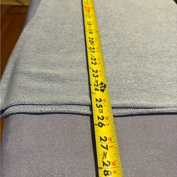 Bianca & BluSoft Muted Blue Shirt with Crew Neck and Short Sleeves - Picture 4 of 9